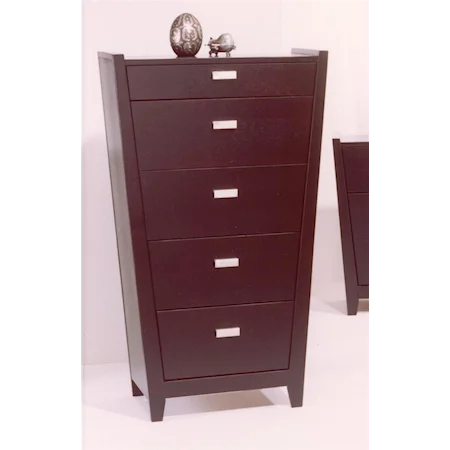 Contemporary 5 Drawer Chest